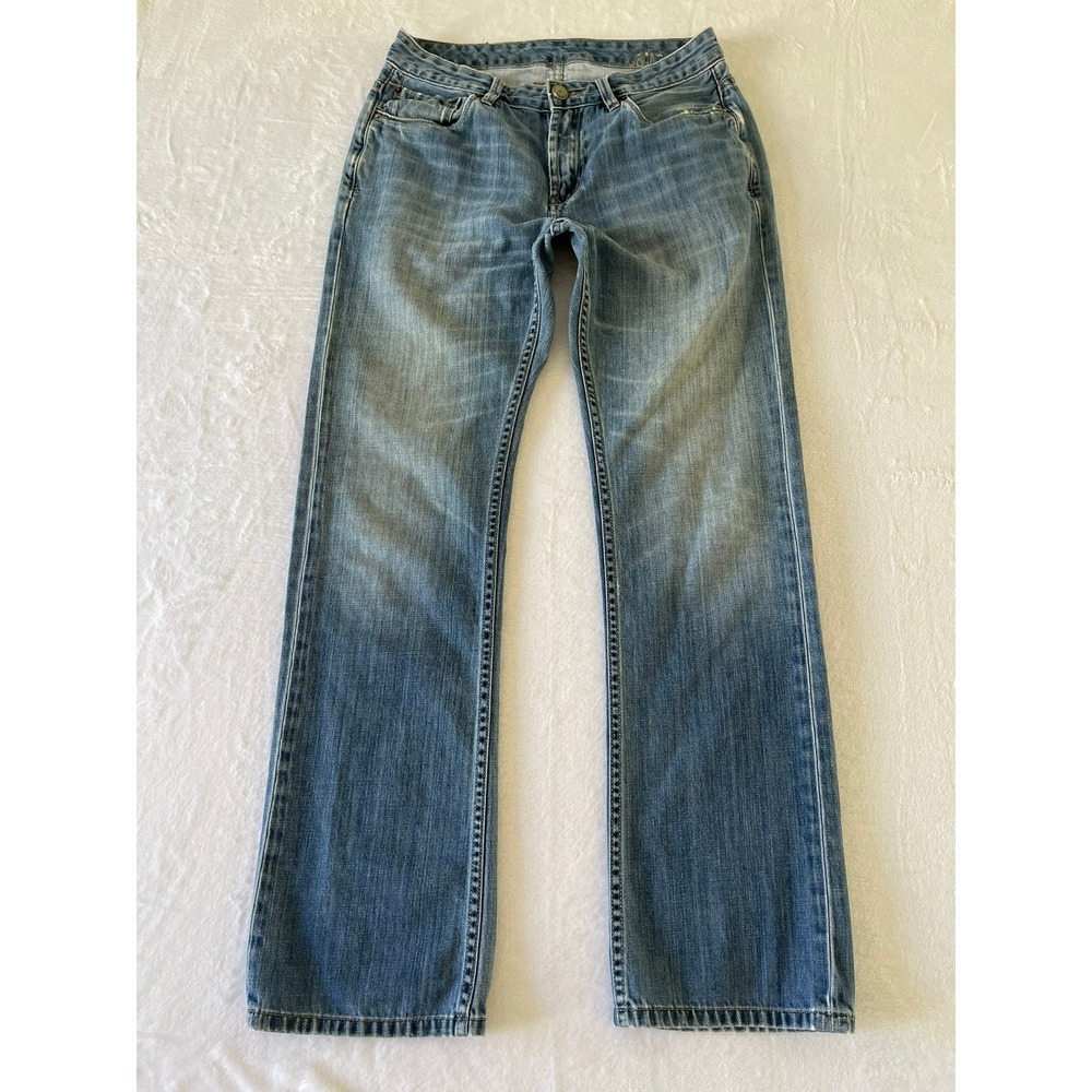 Tommy Bahama Jeans Mens 32x32 Standard Straight Leg Blue Denim 100% Cotton